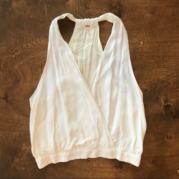 Free People Tops - NWOT Free People deep V halter top Size Medium